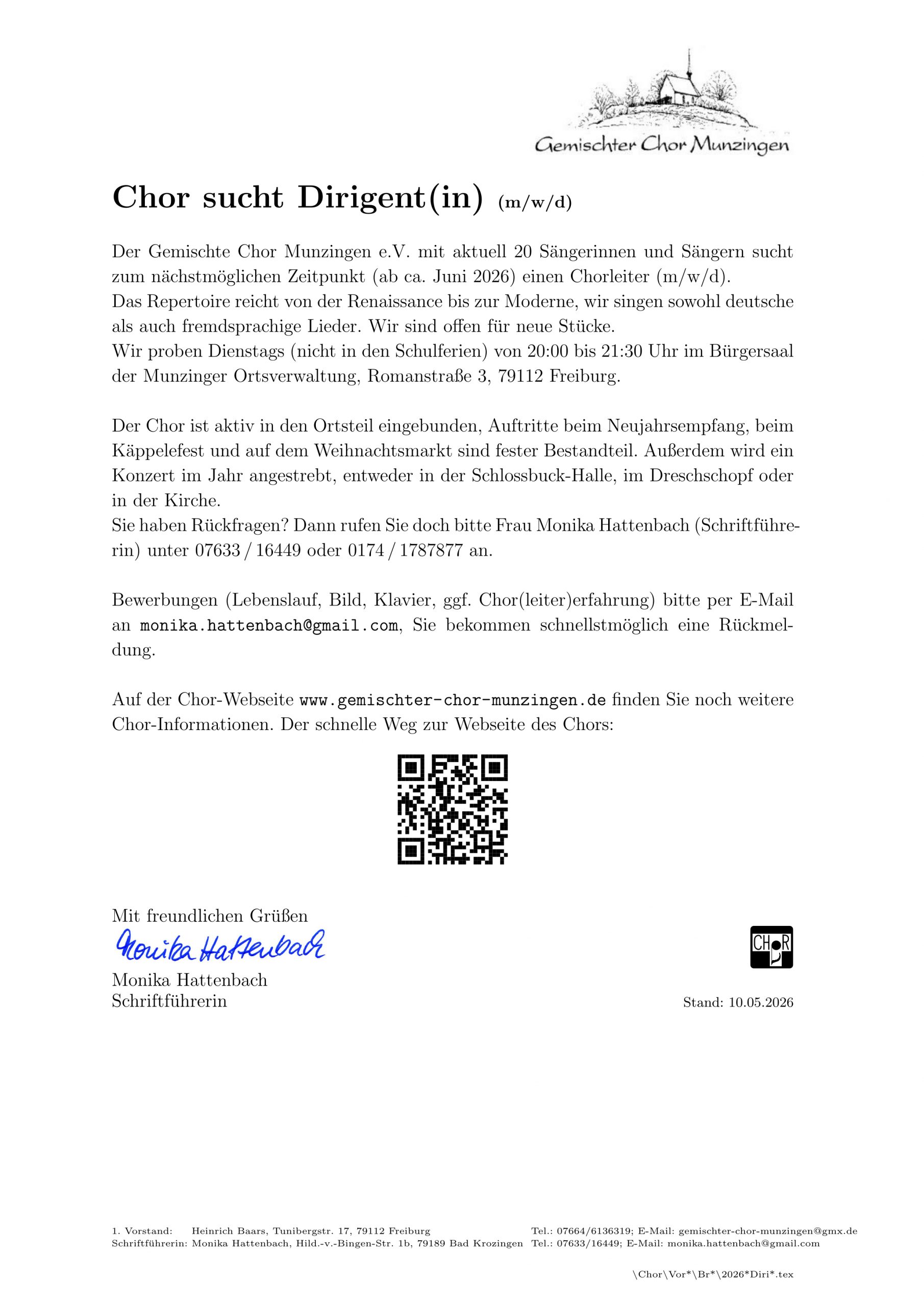 Dirigentensuche Mai 2026